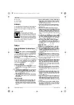 Preview for 98 page of Bosch GWC Professional 12-125 CIE Original Instructions Manual