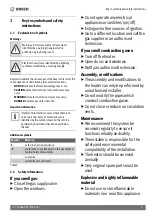 Preview for 3 page of Bosch GWH 10-2 G Series Installation Manual And Operating Instructions