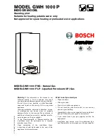 Bosch GWH 1000 User Manual preview