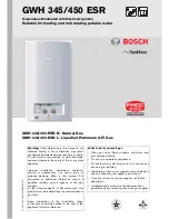 Bosch GWH 345 ESR User Manual preview