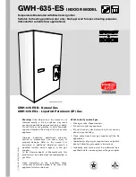 Bosch GWH 635 ES User Manual preview