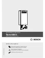 Preview for 1 page of Bosch GWH15 Installation And Operating Manual