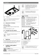 Preview for 12 page of Bosch GWH15 Installation And Operating Manual