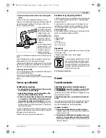 Предварительный просмотр 90 страницы Bosch GWS 10-125 Z Original Instructions Manual