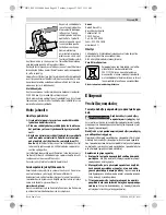 Предварительный просмотр 98 страницы Bosch GWS 10-125 Z Original Instructions Manual