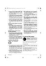 Preview for 21 page of Bosch GWS 10-125 Operating Instructions Manual