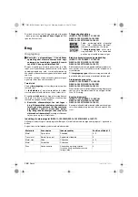 Preview for 101 page of Bosch GWS 10-125 Operating Instructions Manual