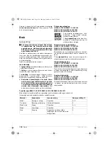 Preview for 123 page of Bosch GWS 10-125 Operating Instructions Manual