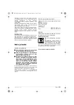 Preview for 136 page of Bosch GWS 10-125 Operating Instructions Manual