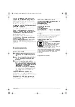 Preview for 161 page of Bosch GWS 10-125 Operating Instructions Manual