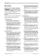 Preview for 19 page of Bosch GWS 1000 PROFESSIONAL Original Instructions Manual