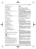 Предварительный просмотр 203 страницы Bosch GWS 11-125 Professional Original Instructions Manual