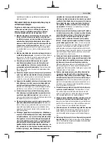 Предварительный просмотр 205 страницы Bosch GWS 11-125 Professional Original Instructions Manual