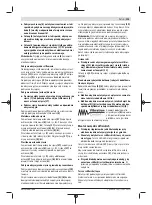 Предварительный просмотр 215 страницы Bosch GWS 11-125 Professional Original Instructions Manual