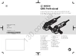 Предварительный просмотр 2 страницы Bosch GWS 12-125 CI Professional Original Instructions Manual