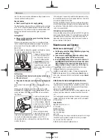 Предварительный просмотр 31 страницы Bosch GWS 12-125 CI Professional Original Instructions Manual