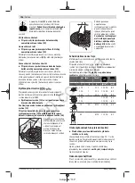 Предварительный просмотр 197 страницы Bosch GWS 12-125 CI Professional Original Instructions Manual