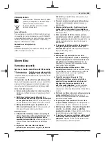 Preview for 203 page of Bosch GWS 12V-76 Original Instructions Manual