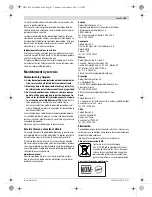 Предварительный просмотр 44 страницы Bosch GWS 15-125 CIEH Original Instructions Manual