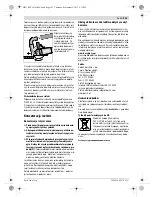 Предварительный просмотр 142 страницы Bosch GWS 15-125 CIEH Original Instructions Manual