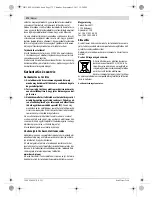 Предварительный просмотр 171 страницы Bosch GWS 15-125 CIEH Original Instructions Manual