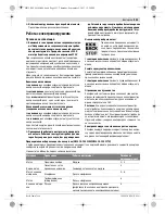 Предварительный просмотр 222 страницы Bosch GWS 15-125 CIEH Original Instructions Manual