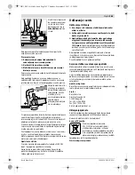 Предварительный просмотр 244 страницы Bosch GWS 15-125 CIEH Original Instructions Manual