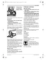 Предварительный просмотр 262 страницы Bosch GWS 15-125 CIEH Original Instructions Manual