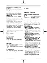 Preview for 186 page of Bosch GWS 20-180 H Professional Instructions Manual