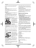 Предварительный просмотр 22 страницы Bosch GWS 20-230 H Professional Original Instructions Manual