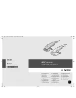 Bosch GWS 20-230 Professional Original Instructions Manual preview