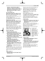 Preview for 181 page of Bosch GWS 22-180 H Original Instructions Manual