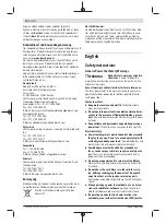 Preview for 16 page of Bosch GWS 22-180 LVI professional Instructions Manual