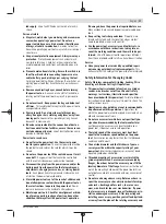 Preview for 17 page of Bosch GWS 22-180 LVI professional Instructions Manual