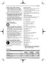 Preview for 83 page of Bosch GWS 22-180 LVI professional Instructions Manual