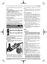 Preview for 87 page of Bosch GWS 22-180 LVI professional Instructions Manual