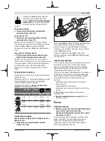 Preview for 157 page of Bosch GWS 22-180 LVI professional Instructions Manual