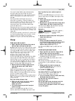 Preview for 211 page of Bosch GWS 22-180 LVI professional Instructions Manual