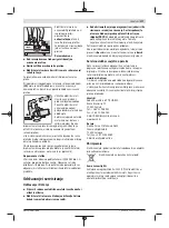 Preview for 277 page of Bosch GWS 22-180 LVI professional Instructions Manual