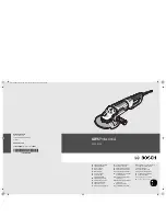 Preview for 1 page of Bosch GWS 24-230 JVX Professional Original Instructions Manual