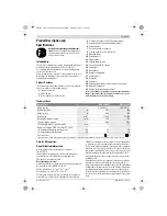 Preview for 9 page of Bosch GWS 8-100 ZProfessional Original Instructions Manual