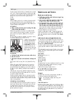 Preview for 22 page of Bosch GWS 9-125 Professional Original Instructions Manual