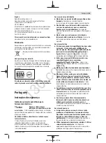 Предварительный просмотр 42 страницы Bosch GWS Professional 10-125 Original Instructions Manual