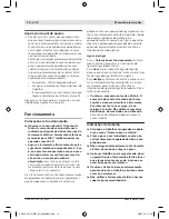 Preview for 10 page of Bosch GWS Professional 12-U Operating Instructions Manual