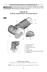 Предварительный просмотр 9 страницы Bosch GWS12V-30 Operating/Safety Instructions Manual