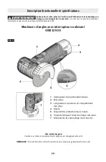 Предварительный просмотр 26 страницы Bosch GWS12V-30 Operating/Safety Instructions Manual