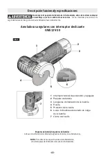 Предварительный просмотр 43 страницы Bosch GWS12V-30 Operating/Safety Instructions Manual