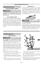 Предварительный просмотр 21 страницы Bosch GWS18V-13C Operating/Safety Instructions Manual