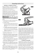 Предварительный просмотр 22 страницы Bosch GWS18V-13C Operating/Safety Instructions Manual