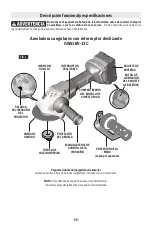 Предварительный просмотр 59 страницы Bosch GWS18V-13C Operating/Safety Instructions Manual